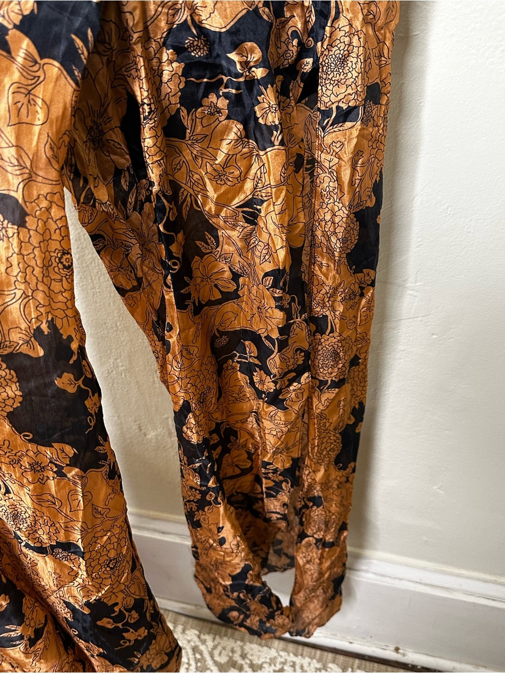 Nasty Gal Silk Floral Halter Jumpsuit - Picture 7 of 11
